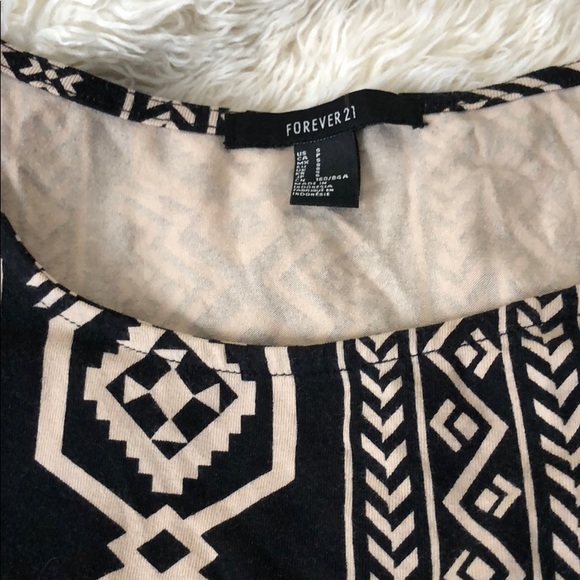 Black & Tan Printed Dress - Picture 3 of 5